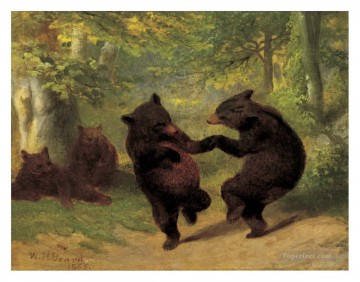 クマ Painting - ダンシング・ベアーズ ウィリアム・ホルブルック・ビアード